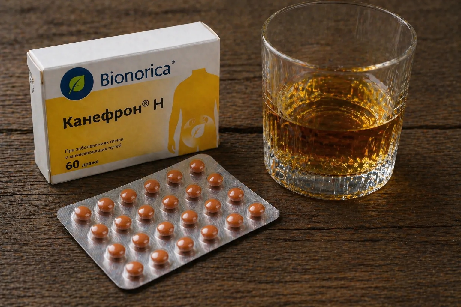 Канефрон и алкоголь
